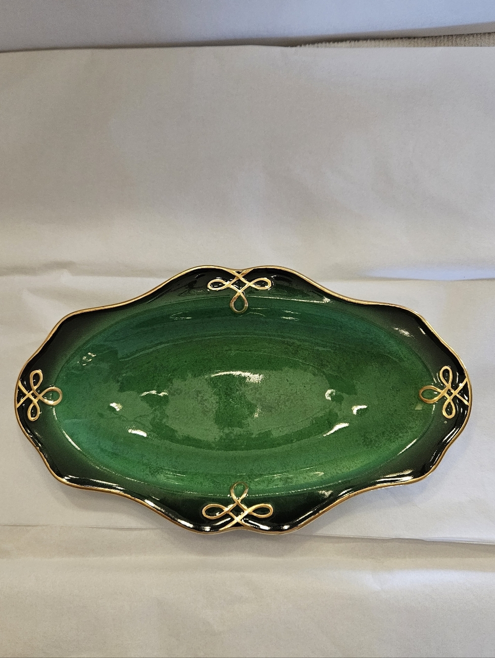 "Royal Green" Carltonware Serving/Trinket Dish